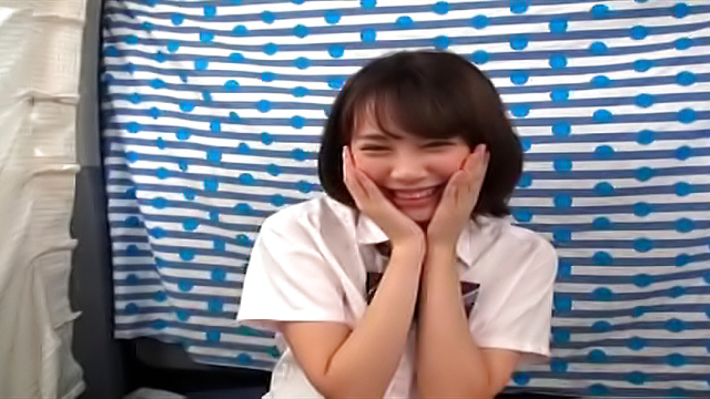 Cutie sensually enjoys deep throating dong POV - Server 1