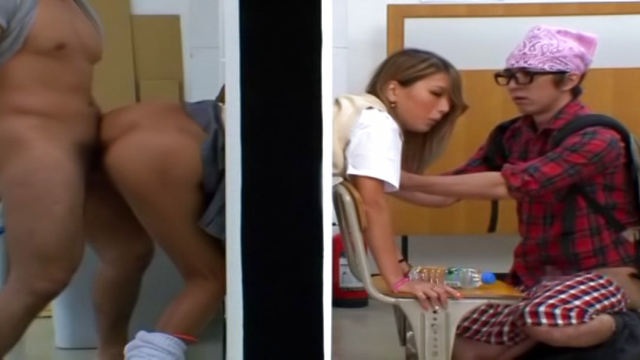 Busty babe enjoys a sweet hardcore gang bang - Server 2