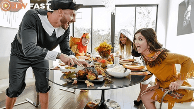 FamilyStrokes Thanksgiving Snatch Stuffing Brooklyn Chase, Rosalyn Sphinx - Server 2