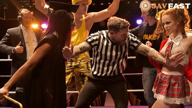 FakehubOriginals Knockouts The Headmistress Vs Teen Machine Ella Hughes, Lola Marie - Server 2