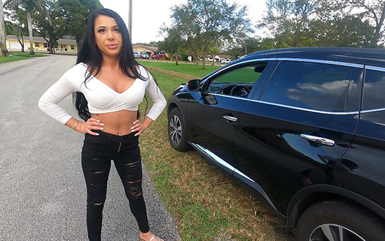 BangRoadSideXXX Stranded With A Flat Tire And Fucks Her Way Out Of It - SS Server